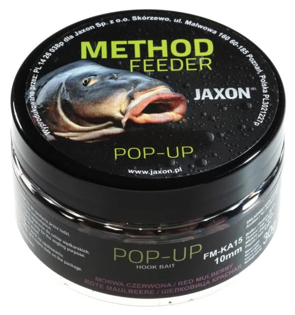 JAXON POP-UP BOILIES RED MULBERRY 30g 10mm
