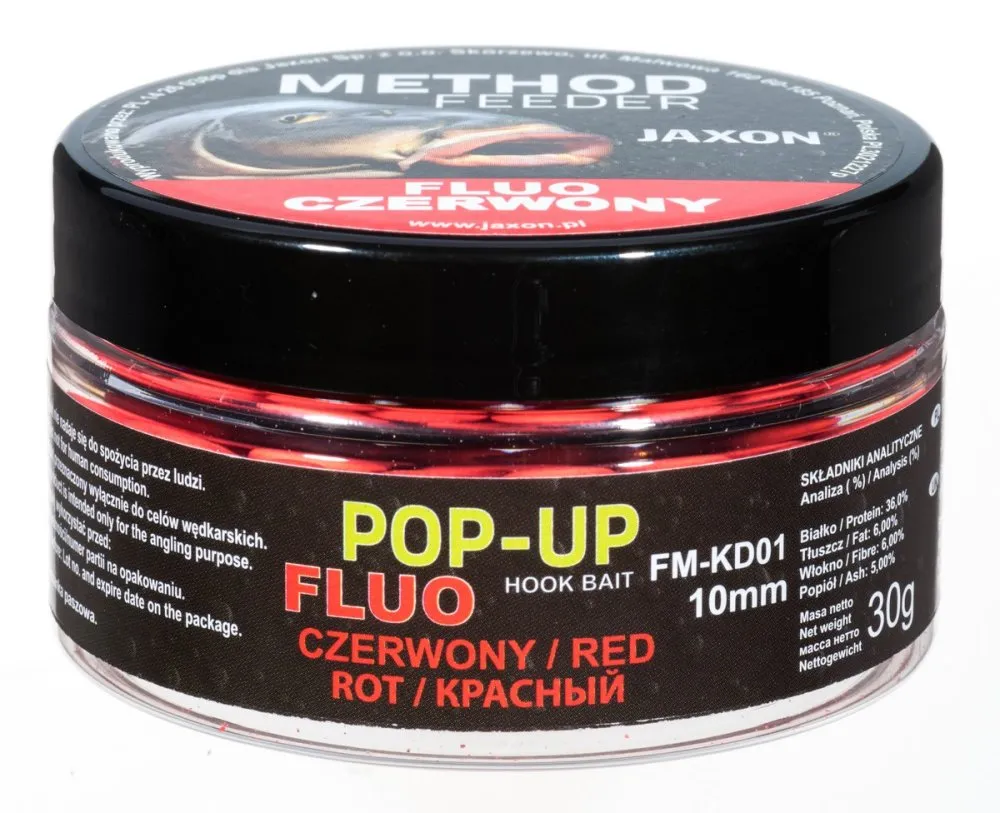 JAXON POP-UP FLUO RED 30g 10mm