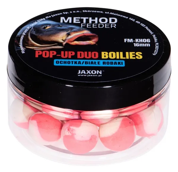 JAXON POP-UP DUO-BOILIES METHOD FEEDER BLOODWORM/MAGGOTS 4...