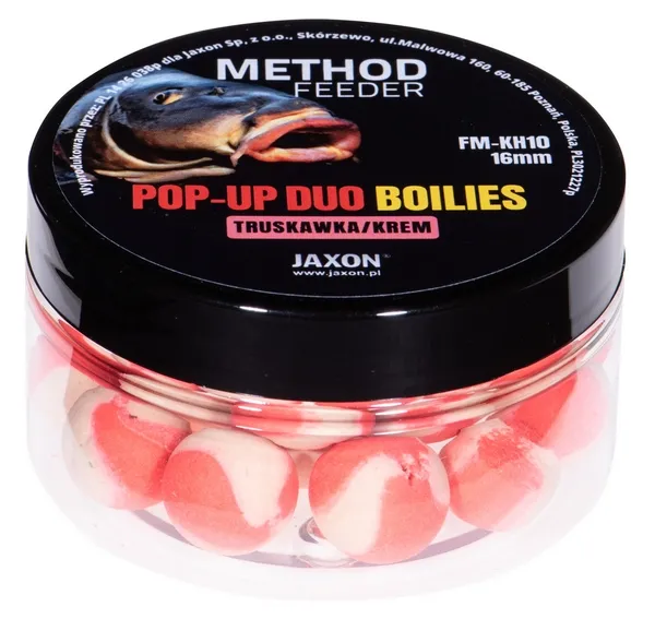 JAXON POP-UP DUO-BOILIES METHOD FEEDER STRAWBERRY/CREAM 40...