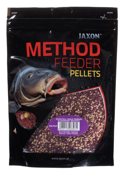 JAXON PELLETS METHOD FEEDER BLOODWORM/MAGGOTS 500g 2mm