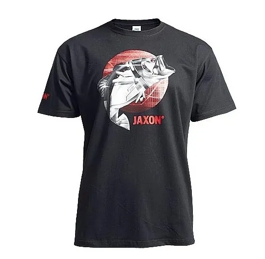 JAXON T-SHIRT BLACK W/FISH XL póló