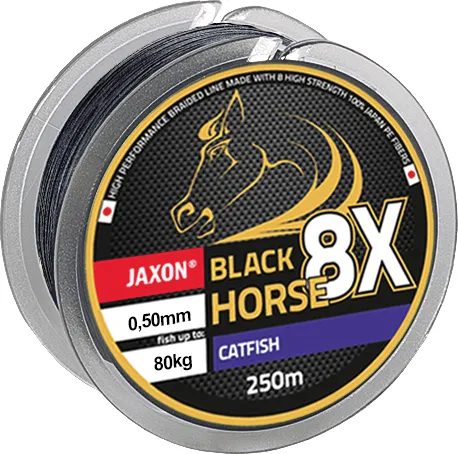 JAXON BLACK HORSE 8X CATFISH BRAIDED LINE 0,36mm 250m