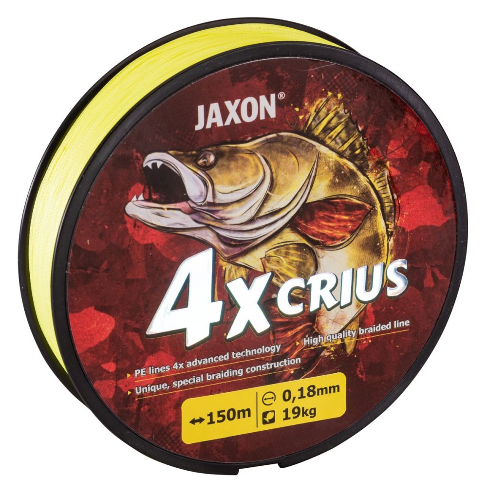 JAXON CRIUS 4X FLUO BRAIDED LINE 0,12mm 150m