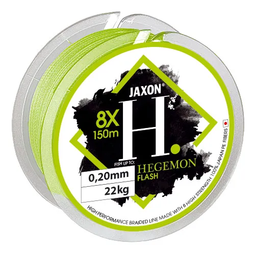JAXON HEGEMON 8X FLASH BRAIDED LINE 0,20mm 150m