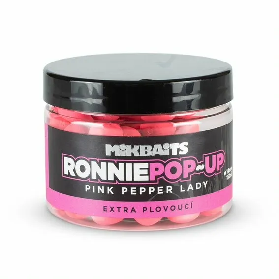 MIKBAITS RONNIE POP-UP FLUO PINK PEPPER LADY 14mm 150ml (M...