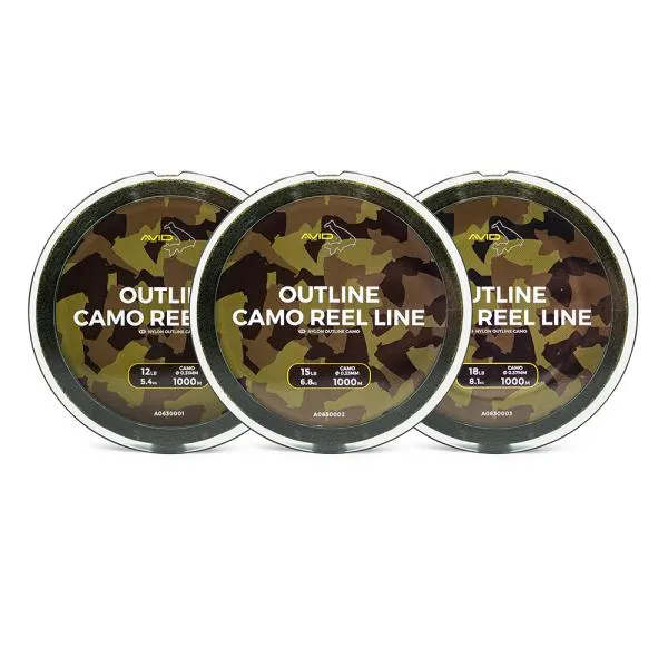 Outline Camo Reel Line 12Lb 1000M