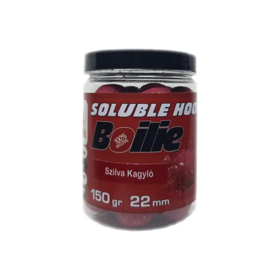 MBAITS Soluble Hook Boilie 22mm 150g Szilva Kagyló horog b...