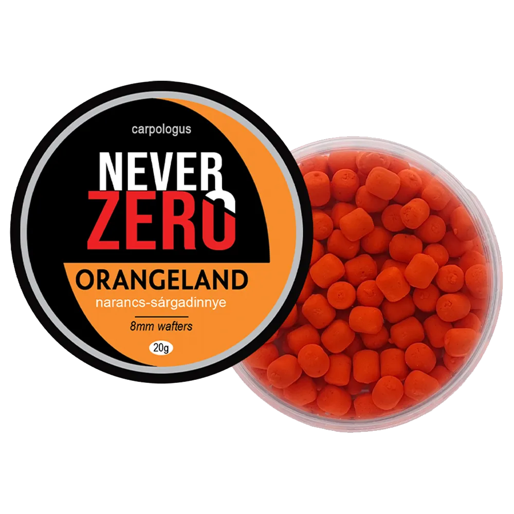 NEVER ZERO OrangeLand (narancs-sárgadinnye) 8mm wafters