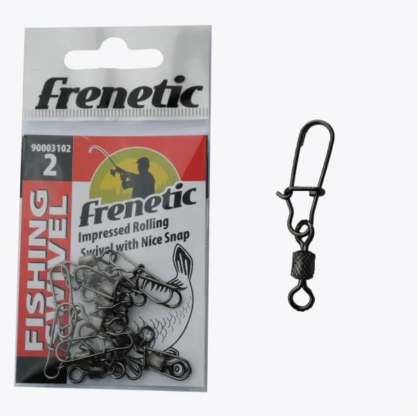 Frenetic impressed rolling swivel with nice snap 8