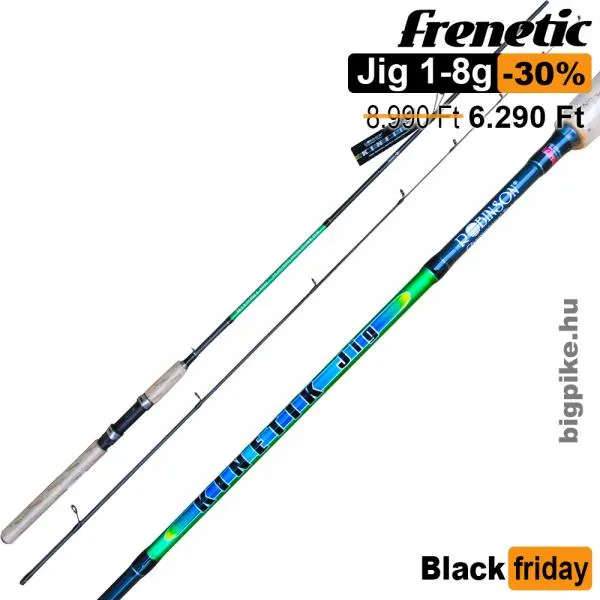 Robinson Kinetik Perch Jig 1-8g Ultra Light 205cm pergető ...