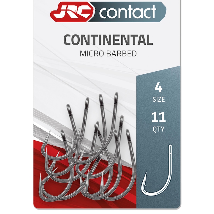 JRC Continental Carp Hooks size 6 - 11db pontyozó horog