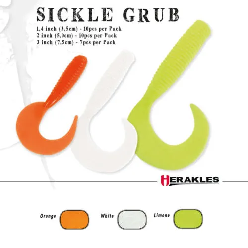 Sickle Grub 7.5 cm (Orange)