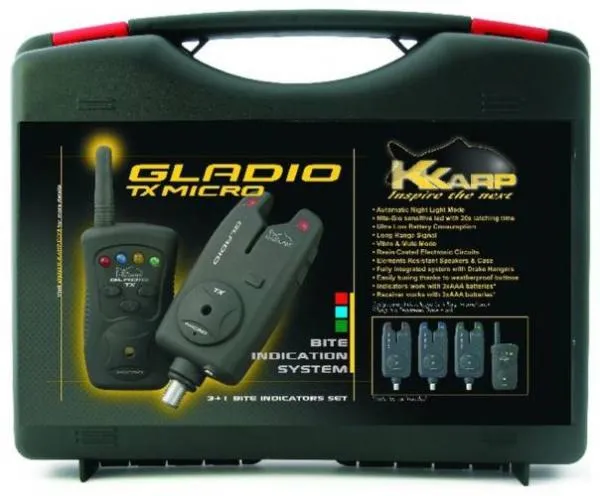 K-KARP GLADIO TX MICRO 3+1 elektromos kapásjelző szett