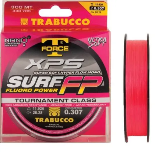 TRABUCCO TF XPS SURF FLUORO POWER MONOFIL ZSINÓR 300m 0,18...