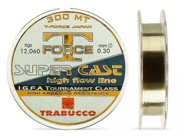 TRABUCCO T-FORCE SUPER CAST monofil zsinór 150m 0,165, 