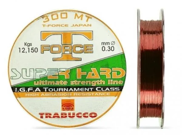 TRABUCCO T-FORCE SUPER HARD monofil zsinór 300m 0,25,