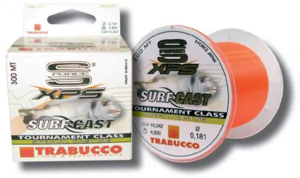 TRABUCCO S-FORCE XPS SURF CAST monofil zsinór 300m 0,20,