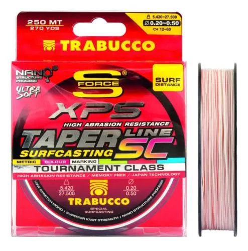 Trabucco Taper Line SC Surfcasting 250m 0,18-0,45 monofil ...