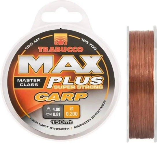 TRABUCCO MAX PLUS LINE CARP  monofil zsinór 150m 0,20