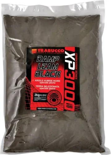 Trabucco XP 3000 BLACK DAMP LEAM 2kg, fekete agyag