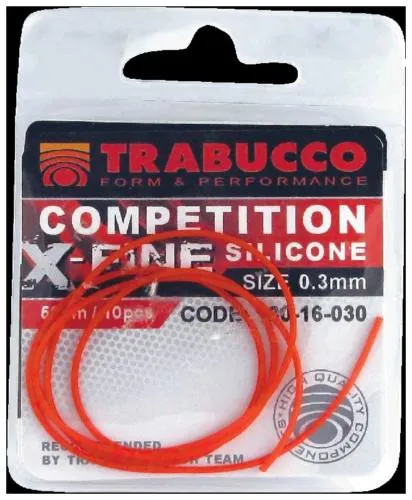 TRABUCCO COMP. X-FINE SILICONE 0.3mm-50cm, szilikon cső