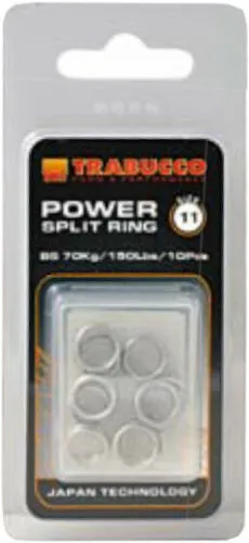 Trabucco Power Split Ring 11mm, kulcskarika 10 db/csg