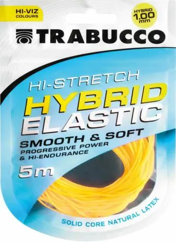 Trabucco HI-Stretch Hybrid Elastic 1,0 mm 5 m rakós gumi
