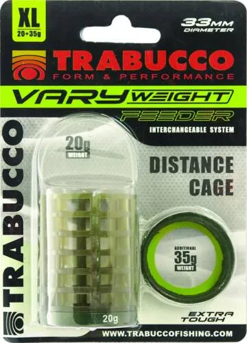 Trabucco Vary Weight Distance Cage Feeder XL 20/35g feeder...