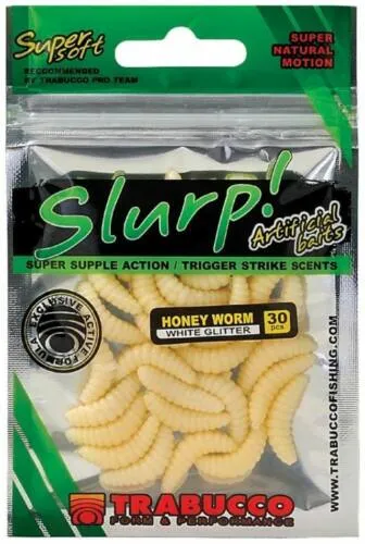 Trabucco Slurp Baithoney Worm Nat.White 30 db natur gumi m...