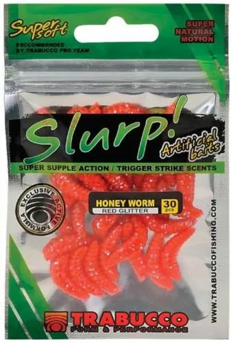 Trabucco Slurp Bait Honey Worm XL 25 db Re, gumi méhlárva...