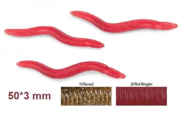 Trabucco Slurp Bait Earthworm natural 35 db giliszta Imitá...