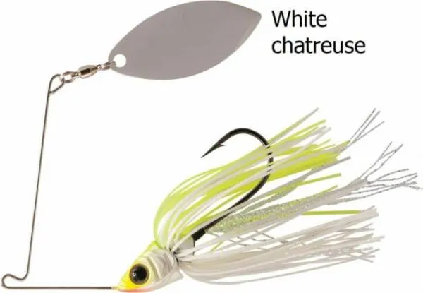Rapture Sharp Spin Single Willow 7 g White Chartreuse