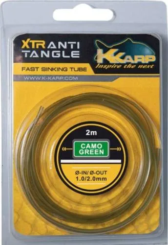 K-KARP XTR SINKING TUBE GREEN 200 cm 1,0-2,0mm, gubancgátl...