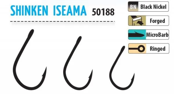 Trabucco Shinken Hooks Iseama W/R Bn #6 10 db horog