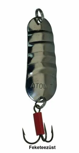 Ottó Bácsi Atom kanál villantó 7 g feketeezüst