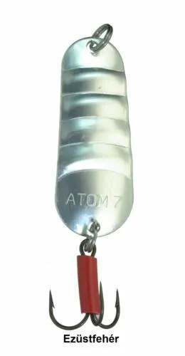 Ottó Bácsi Atom kanál villantó 11 g ezüstfehér