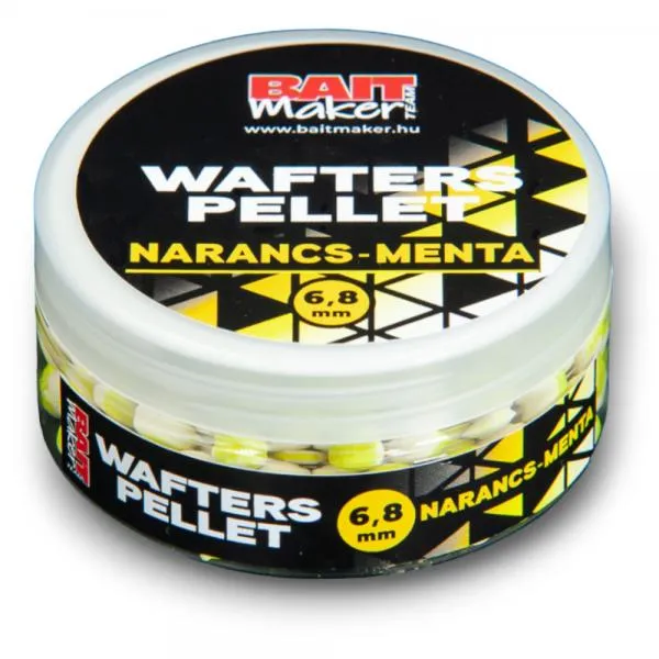 BAIT MAKER Wafters Pellet 6,8 mm Narancs-Menta 30 g