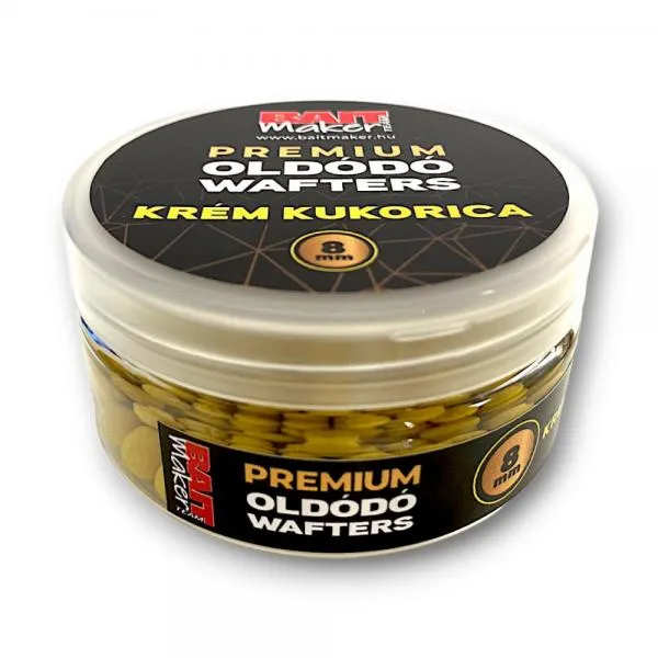 BAIT MAKER Premium Oldódó Wafters 8 mm Krém Kukorica 30 g...