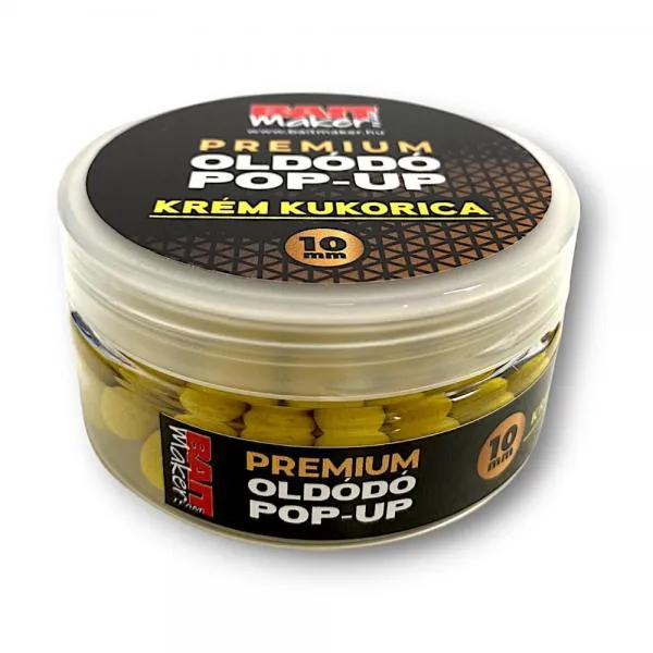 BAIT MAKER Premium Oldódó Pop Up 10 mm Krém Kukorica 25 g...