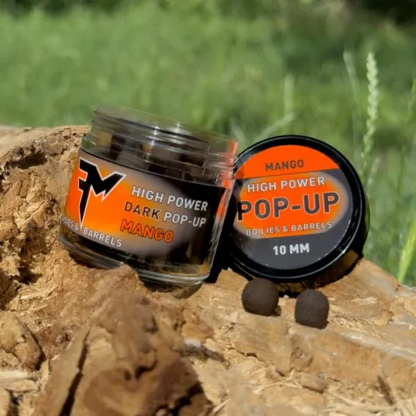 Feedermánia HIGH POWER DARK POP-UP BOILIES & BARRELS 10 MM...