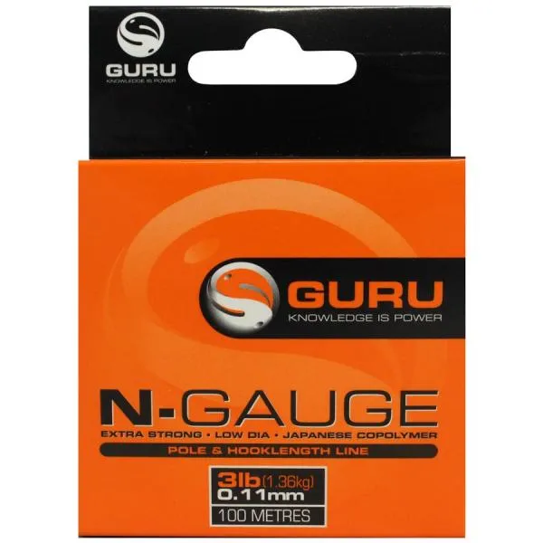 GURU N-Gauge 7 lb - 0,19mm - 100m