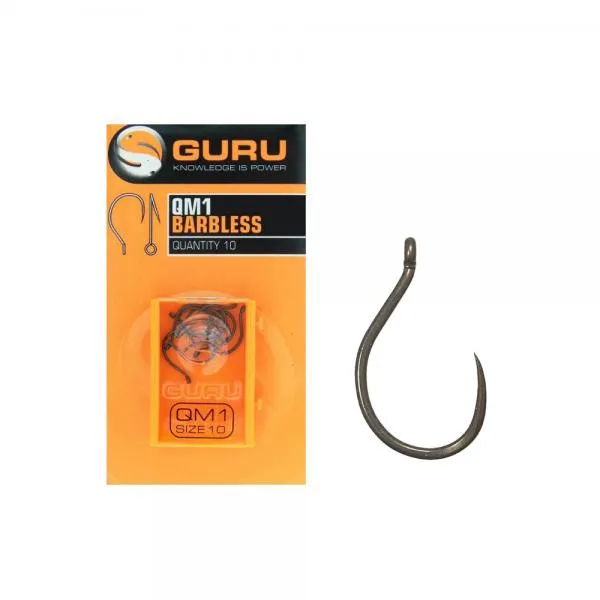 GURU QM1 Hook size 10 (Barbless/Eyed)