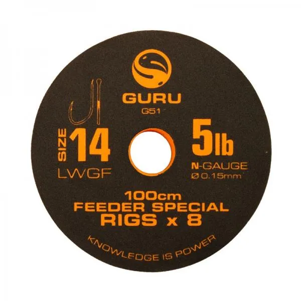 GURU LWGF Feeder Special Rig Size 14 / 100cm