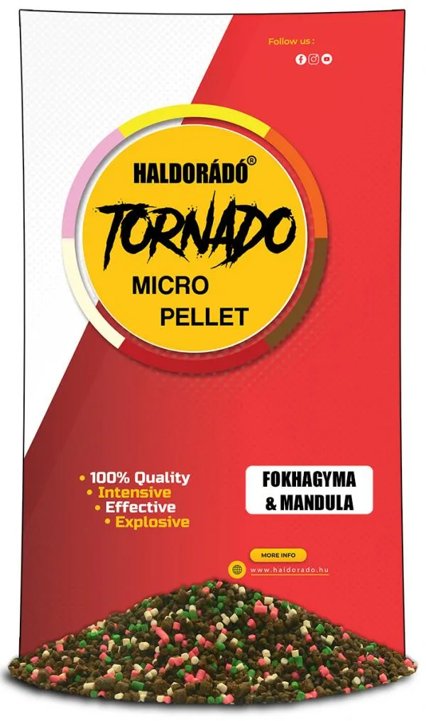 Haldorádó Tornado Micro Pellet - Fokhagyma-Mandula