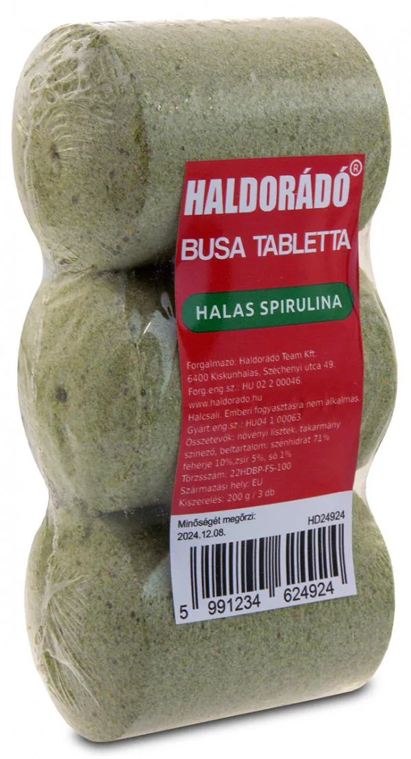Haldorádó Busa tabletta - Halas spirulina