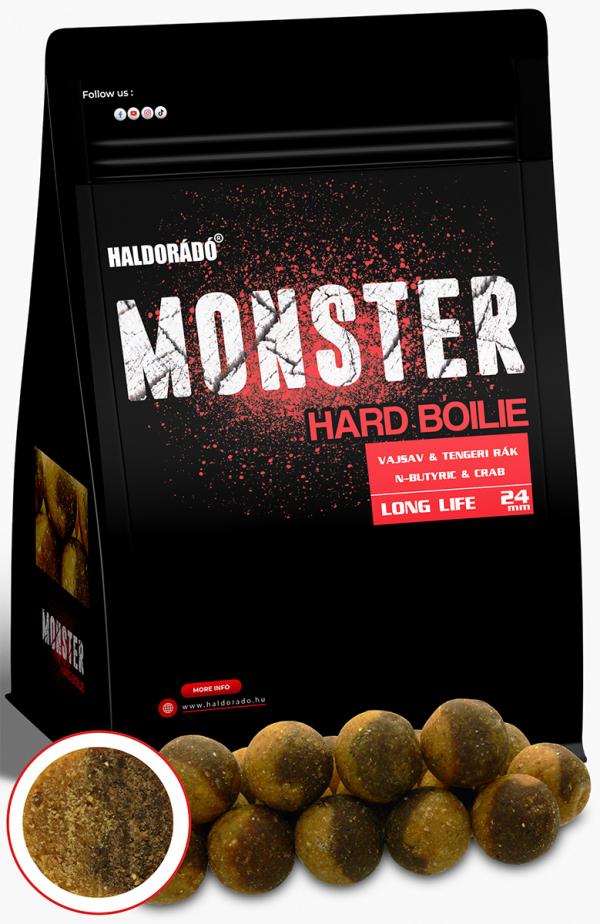 HALDORÁDÓ MONSTER Hard Boilie 24+ - Vajsav & Tengeri rák...