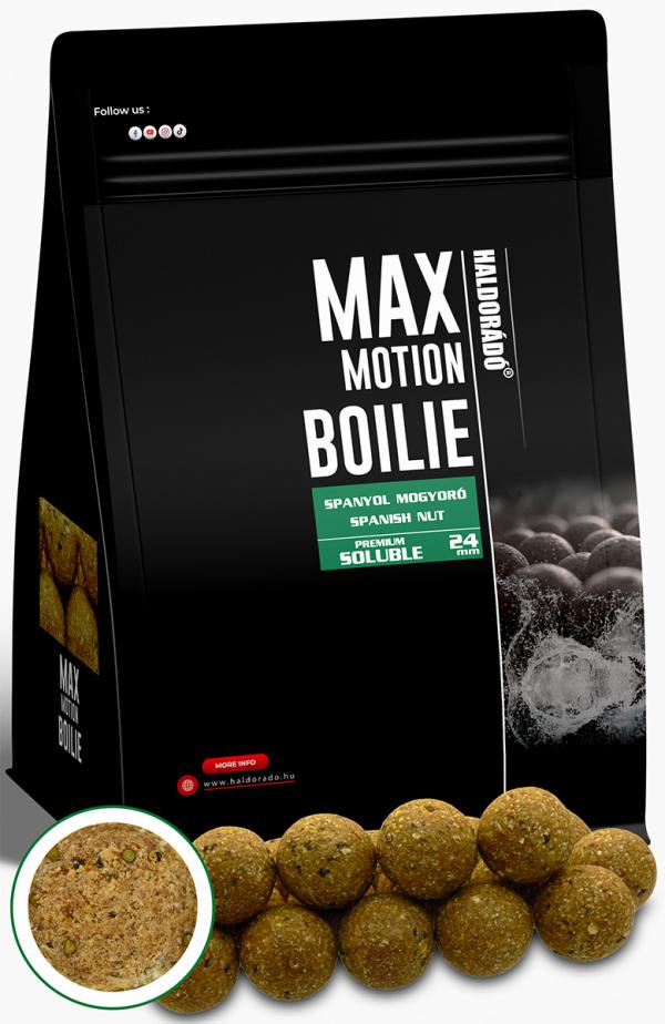 HALDORÁDÓ MAX MOTION Boilie Premium Soluble 24 mm - Spanyo...