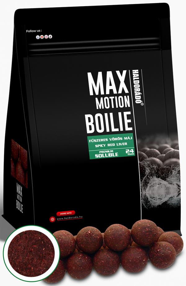 HALDORÁDÓ MAX MOTION Boilie Premium Soluble 24 mm - Fűszer...