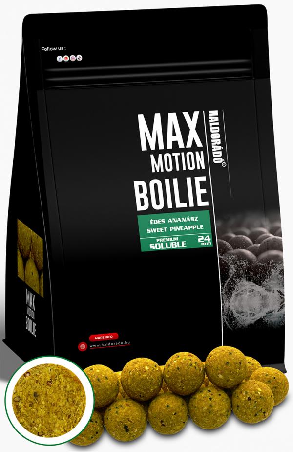 HALDORÁDÓ MAX MOTION Boilie Premium Soluble 24 mm - Édes A...